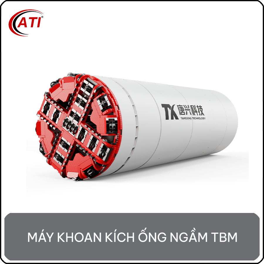 may khoan kich ong ngam TBM.